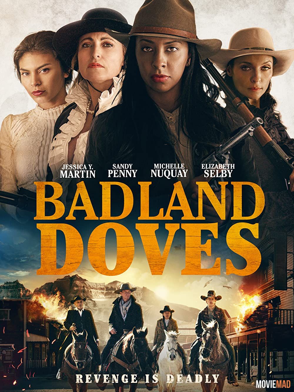 Badland Doves 2021 English AMZN HDRip Full Movie 720p 480p