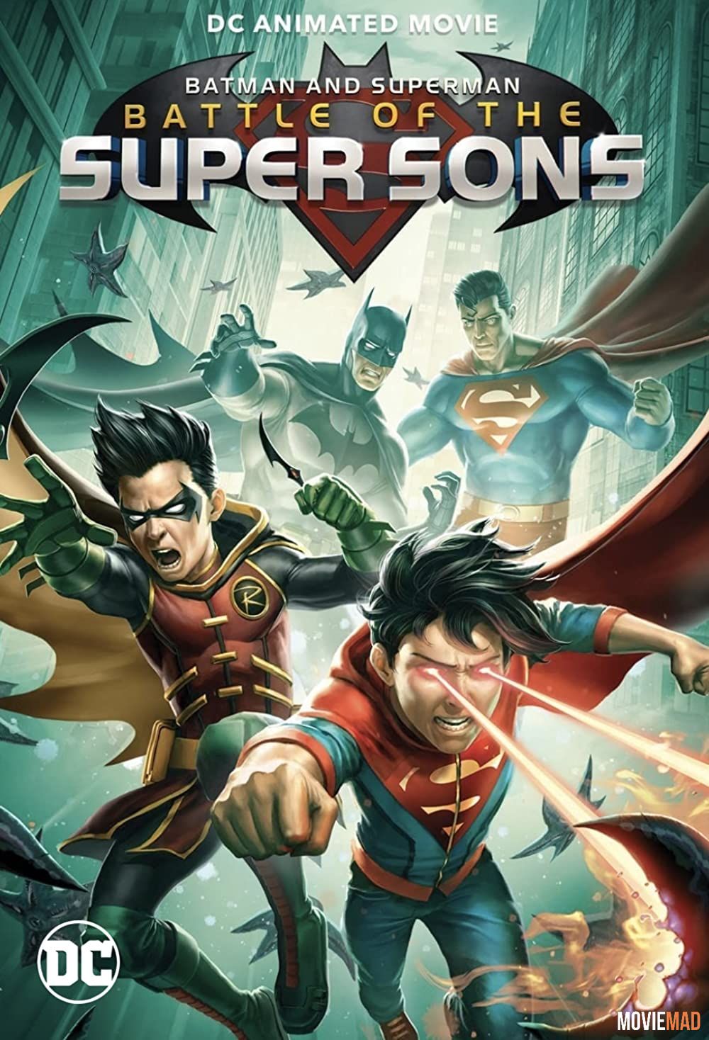 Batman and Superman Battle of the Super Sons (2022) English WEB DL Full Movie 720p 480p