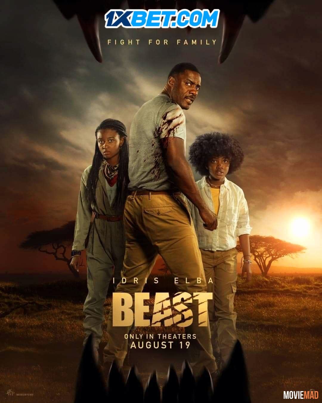 Beast (2022) English CAMRip Full Movie 1080p 720p 480p