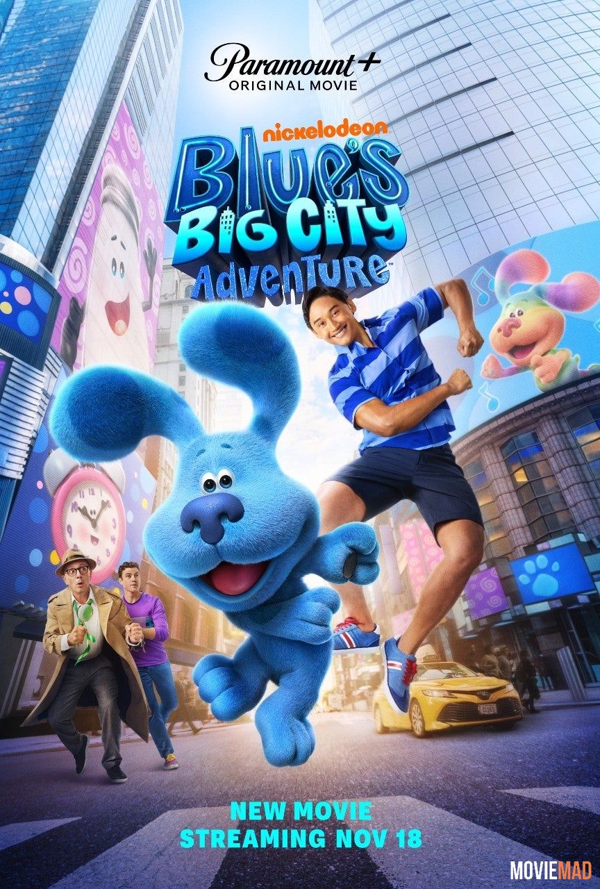 Blues Big City Adventure (2022) English AMZN HDRip Full Movie 720p 480p