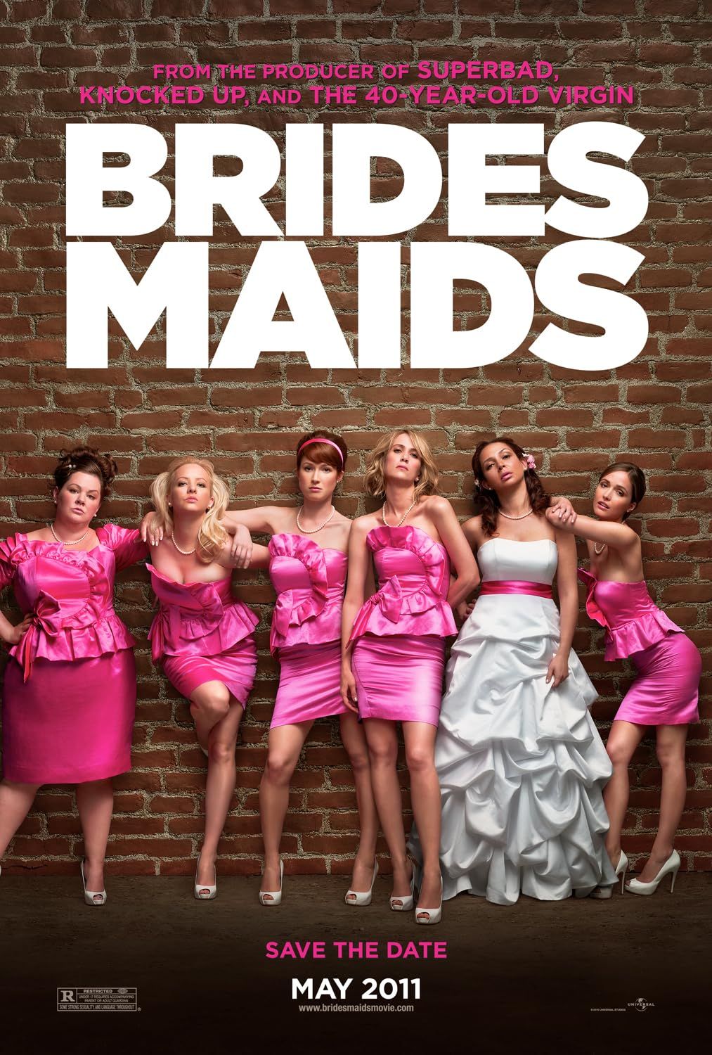 Bridesmaids (2011) UNRATED EXTENDED Hindi Dubbed ORG BluRay Full Movie 720p 480p