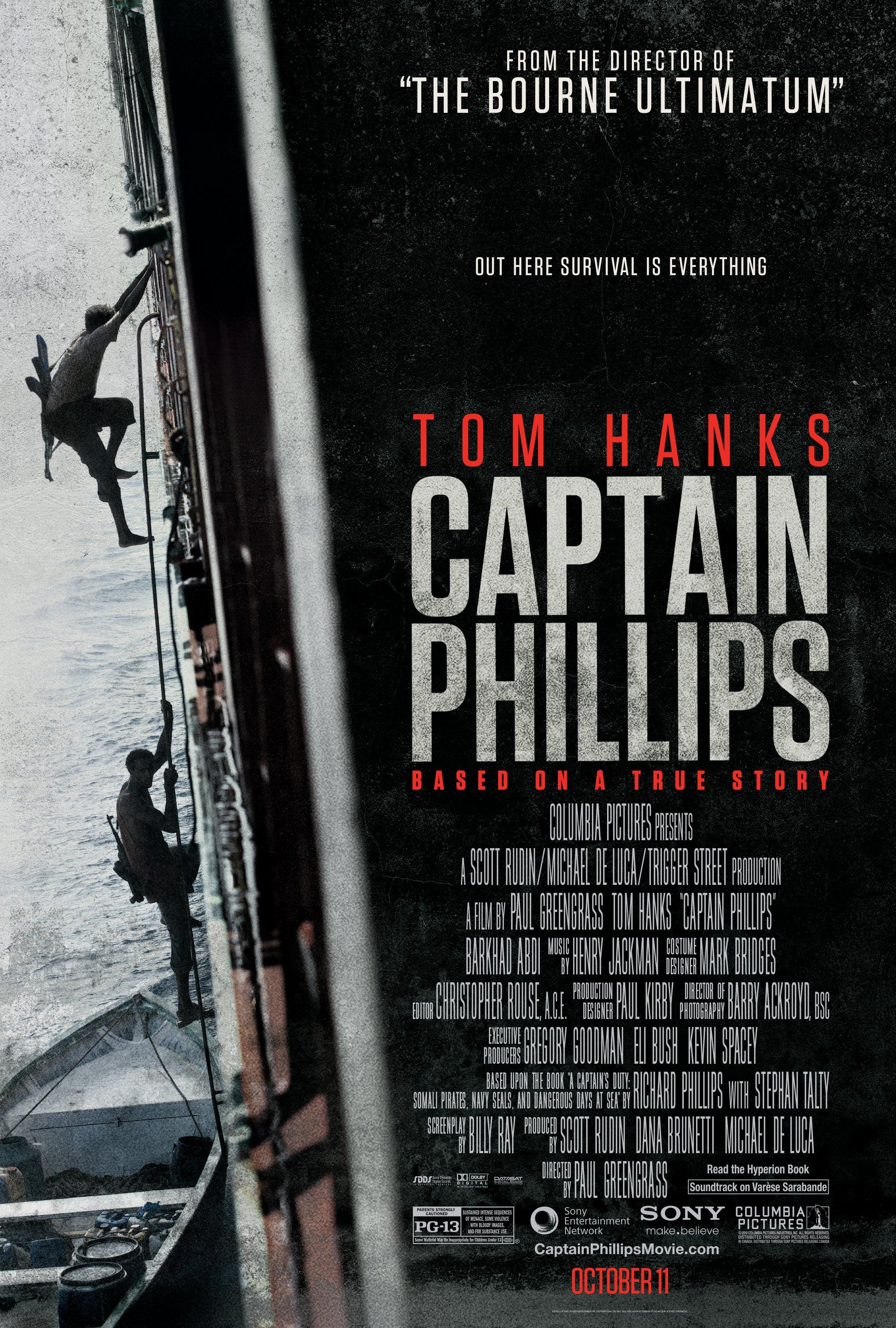 Captain Phillips (2013) Hindi Dubbed ORG HDRip SONY Full Movie 720p 480p