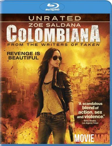 Colombiana 2011 Hindi Dubbed ORG BluRay Full Movie 720p 480p