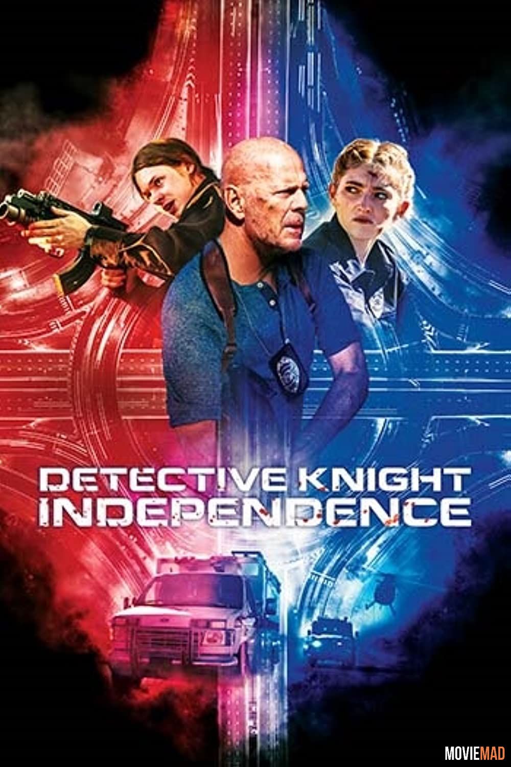 Detective Knight Independence (2023) English ORG AMZN HDRip Full Movie 720p 480p