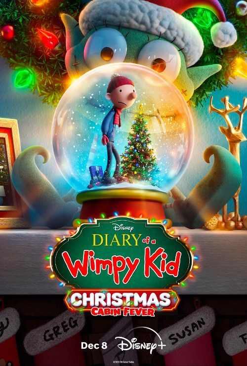 Diary of a Wimpy Kid Christmas Cabin Fever (2023) English ORG HDRip Full Movie 720p 480p