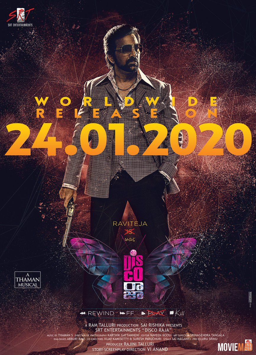 Disco Raja 2020 Hindi Unofficial Fan Dubbed HDRip Full Movie 720p 480p