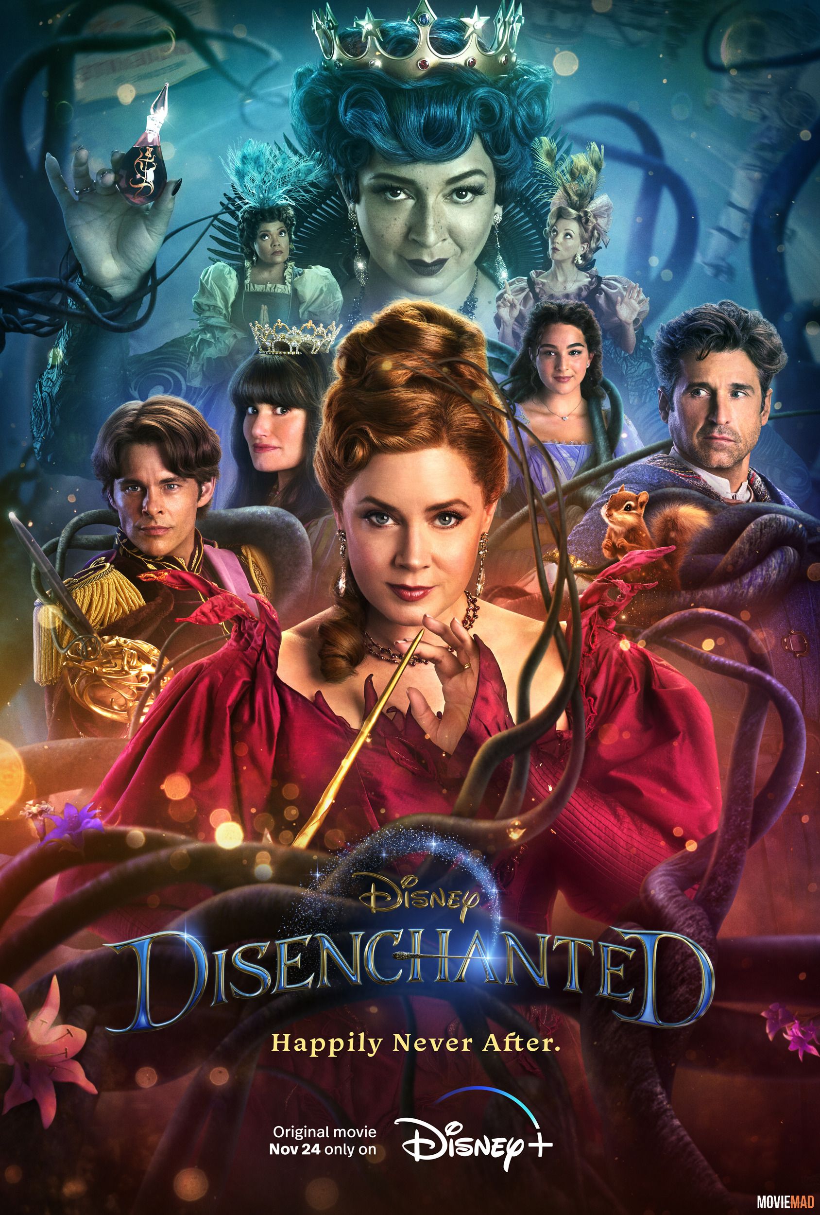 Disenchanted (2022) English DSNP HDRip Full Movie 720p 480p