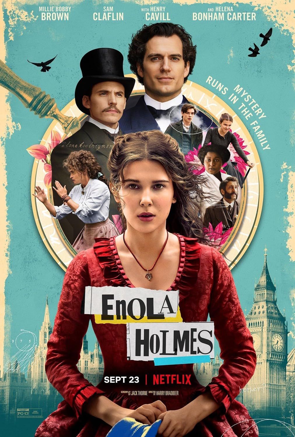 Enola Holmes (2020) Hindi Dubbed ORG BluRay Full Movie 720p 480p