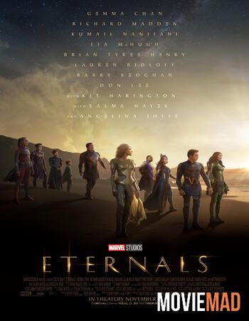 Eternals (2021) English HDCAM Full Movie 720p 480p