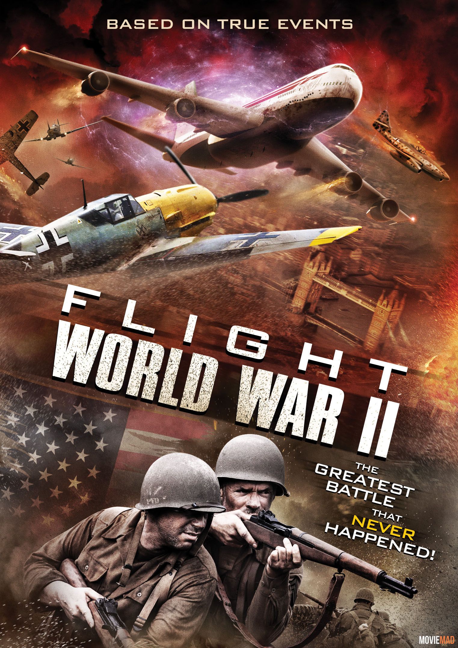 Flight World War II (2015) Hindi Dubbed ORG BluRay Full Movie 720p 480p