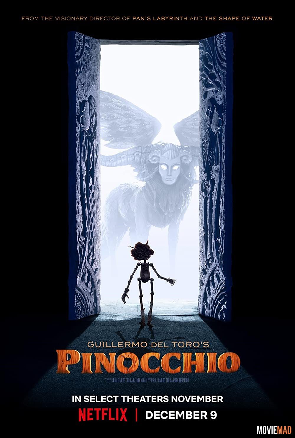 Guillermo del Toros Pinocchio (2022) English NF HDRip Full Movie 720p 480p