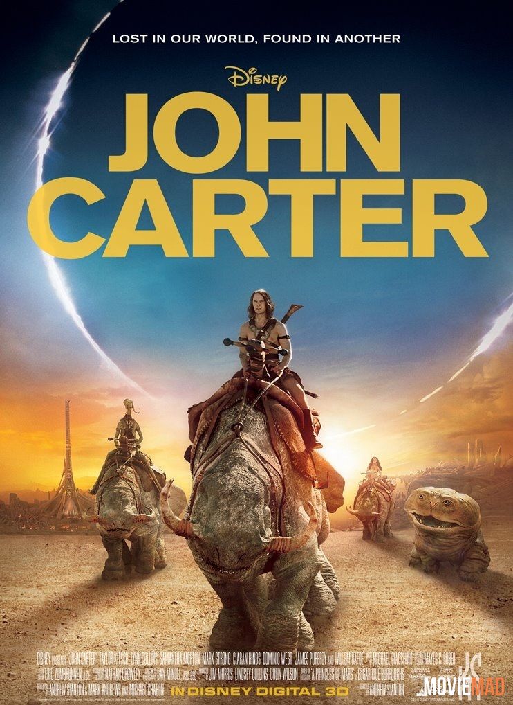John Carter 2012 BluRay Hindi Dubbed 720p 480p