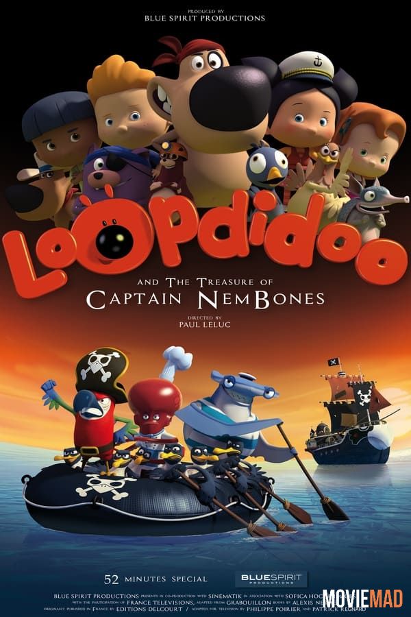 Loopdidoo and the Treasure of Captain Nem Bones (2013) Hindi Dubbed ORG HDRip Full Movie 720p 480p