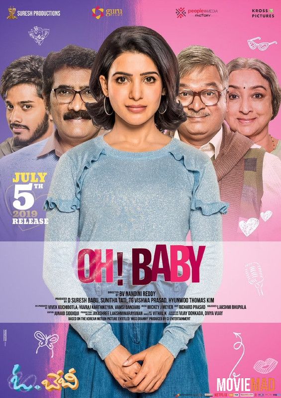Oh Baby (2019) Hindi Dubbed ORG HDRip Full Movie 720p 480p