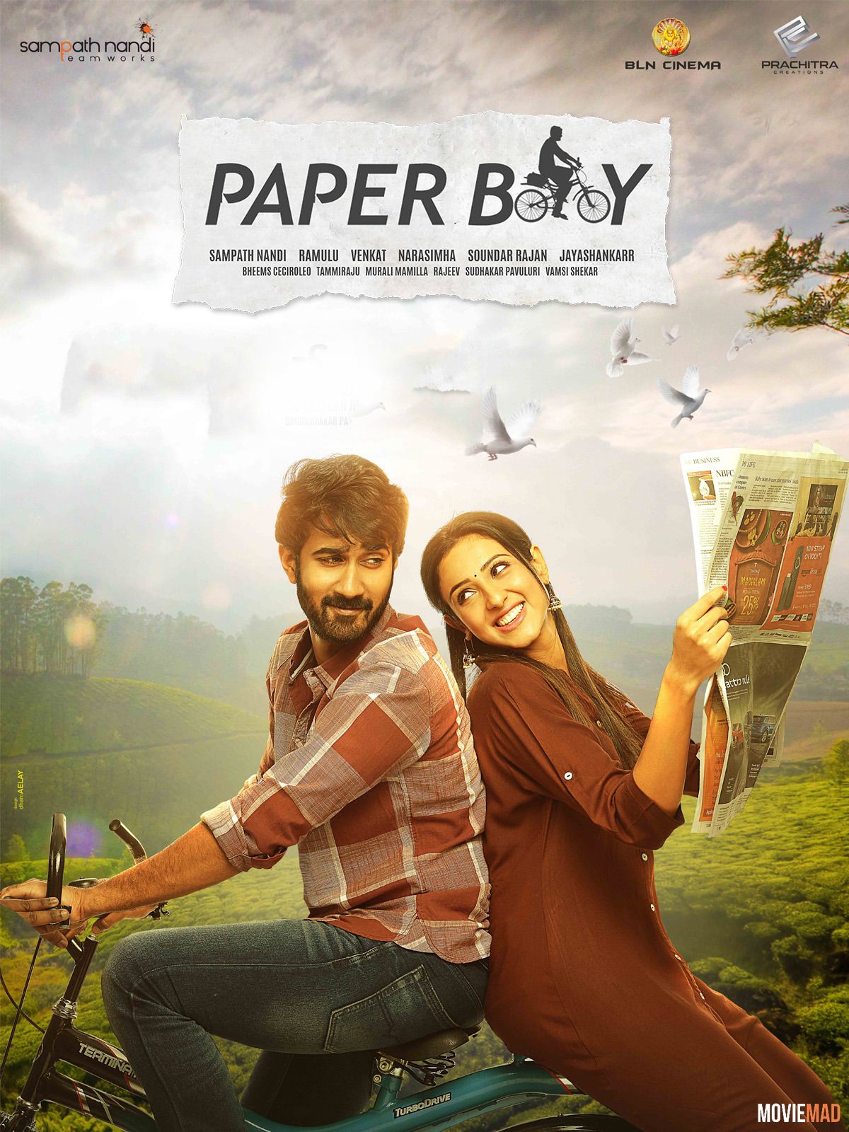 Paper Boy (2018) UNCUT Hindi Dubbed ORG HDRip Full Movie 720p 480p