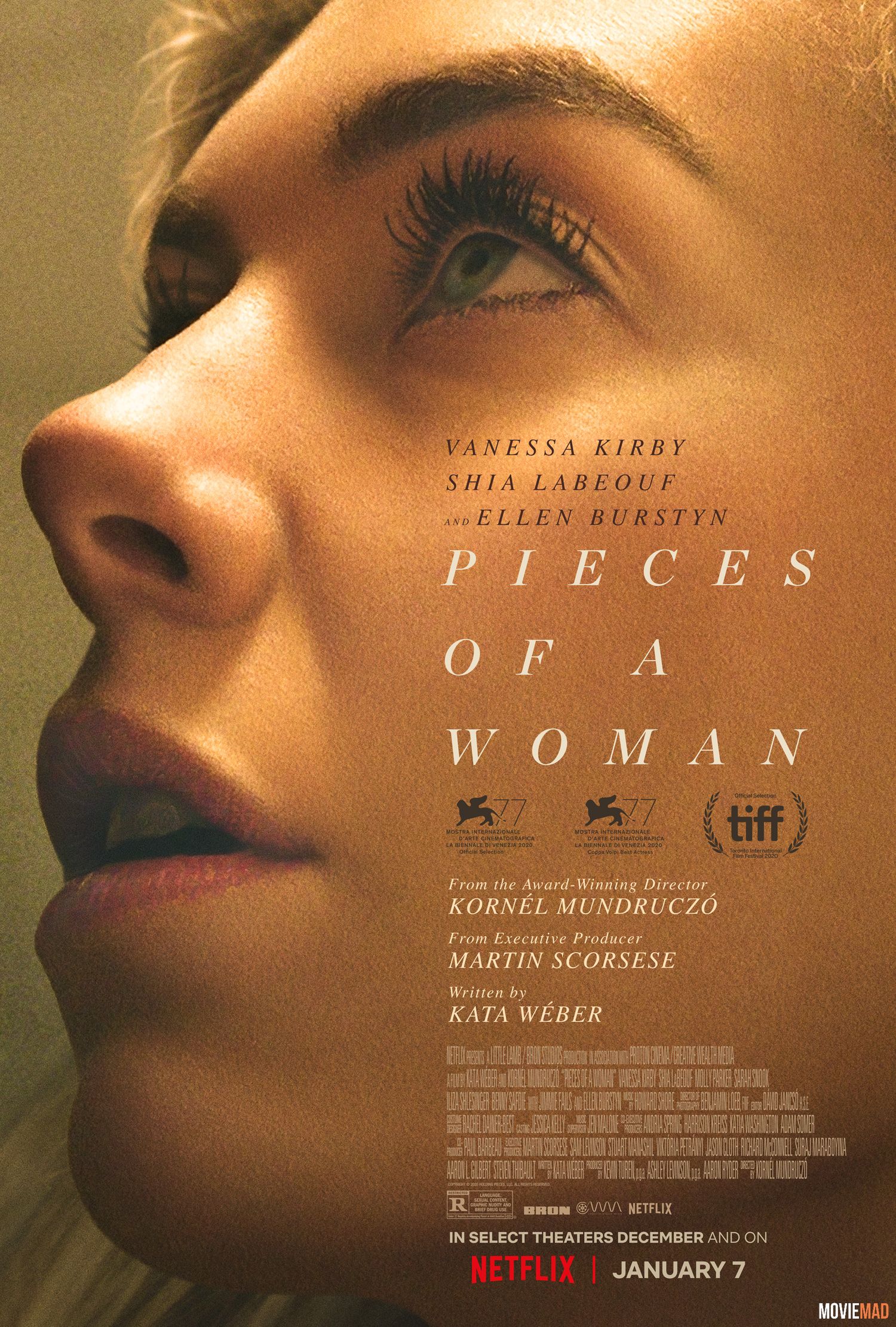 Pieces of a Woman 2020 English WEB DL Full Movie 720p 480p
