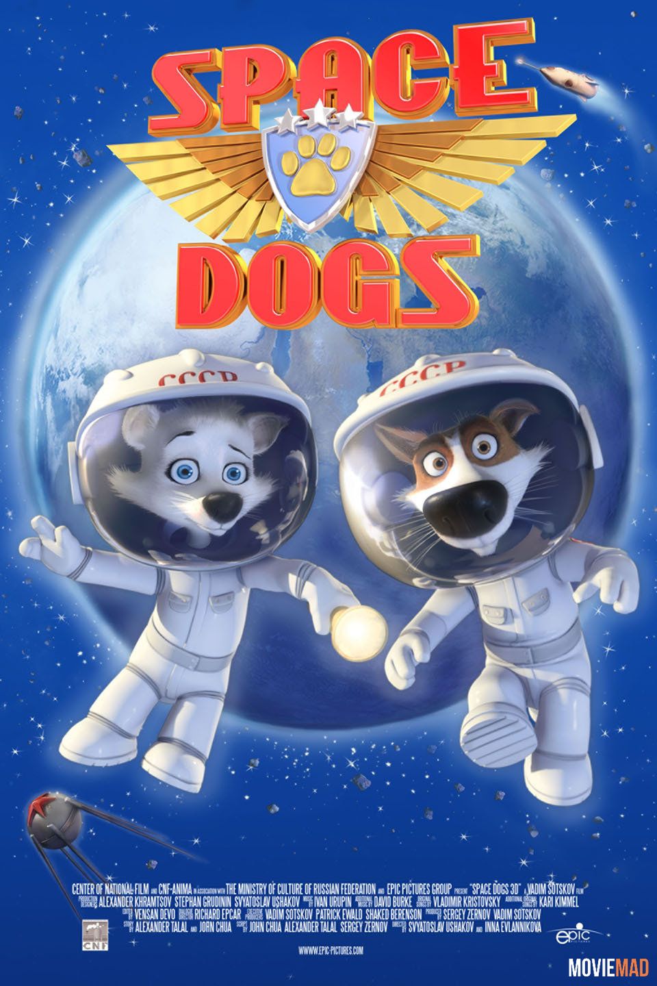 Space Dogs (2010) Hindi Dubbed BluRay Full Movie 720p 480p
