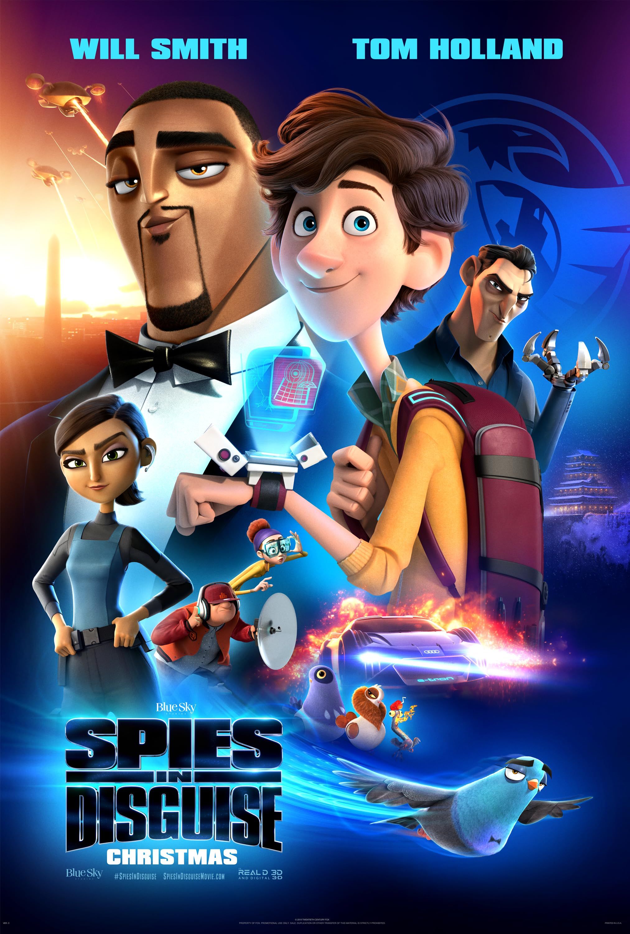 Spies in Disguise (2019) Hindi Dubbed ORG BluRay Full Movie 720p 480p