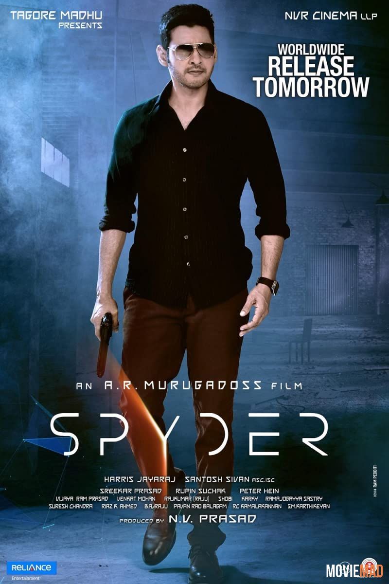 Spyder (2017) Hindi Dubbed ORG HDRip Full Movie 720p 480p