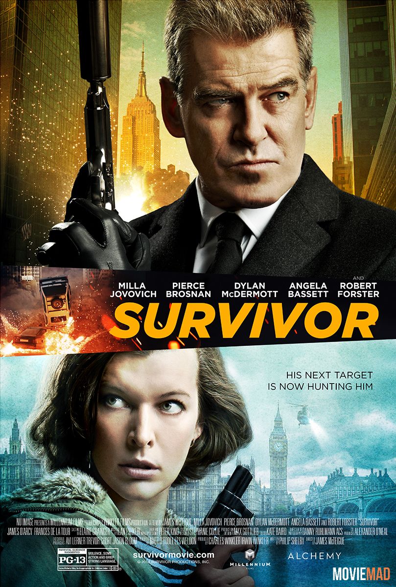 Survivor (2015) Hindi Dubbed ORG BluRay Full Movie 720p 480p