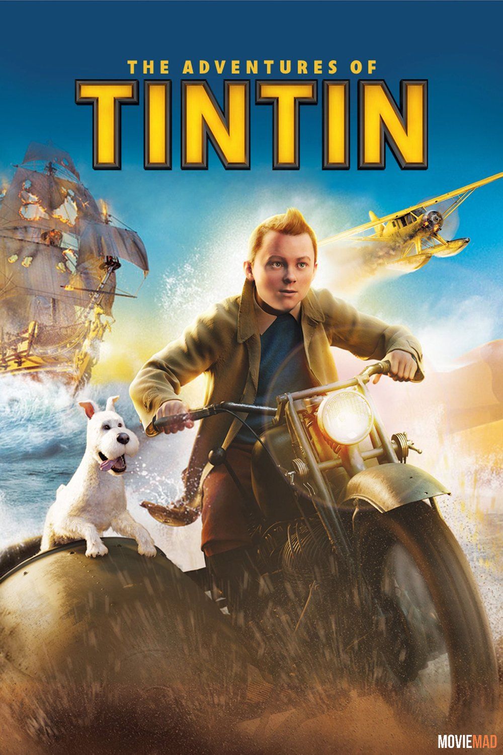The Adventures of Tintin 2011 Hindi Dubbed BluRay Full Movie 720p 480p