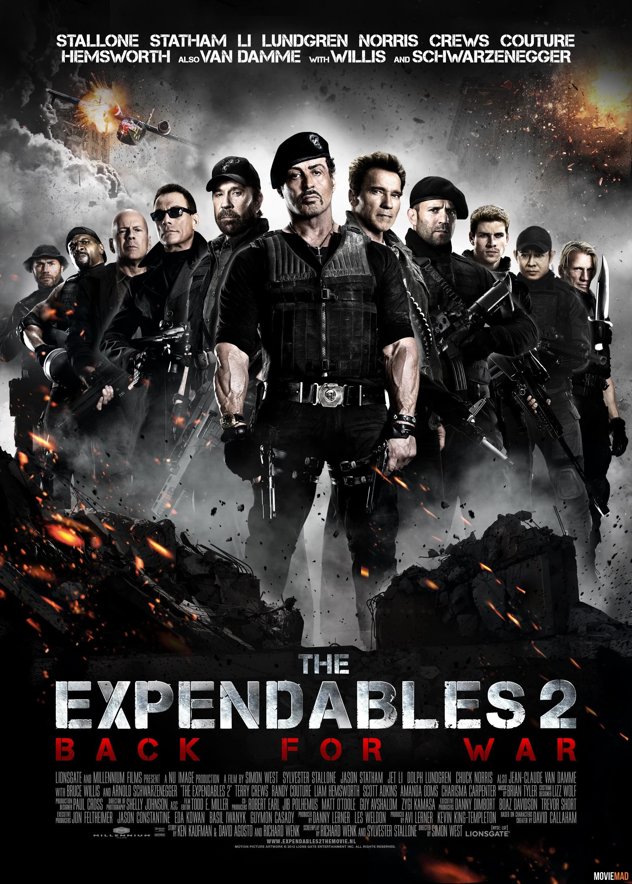 The Expendables 2 (2012) Hindi Dubbed ORG BluRay Full Movie 720p 480p