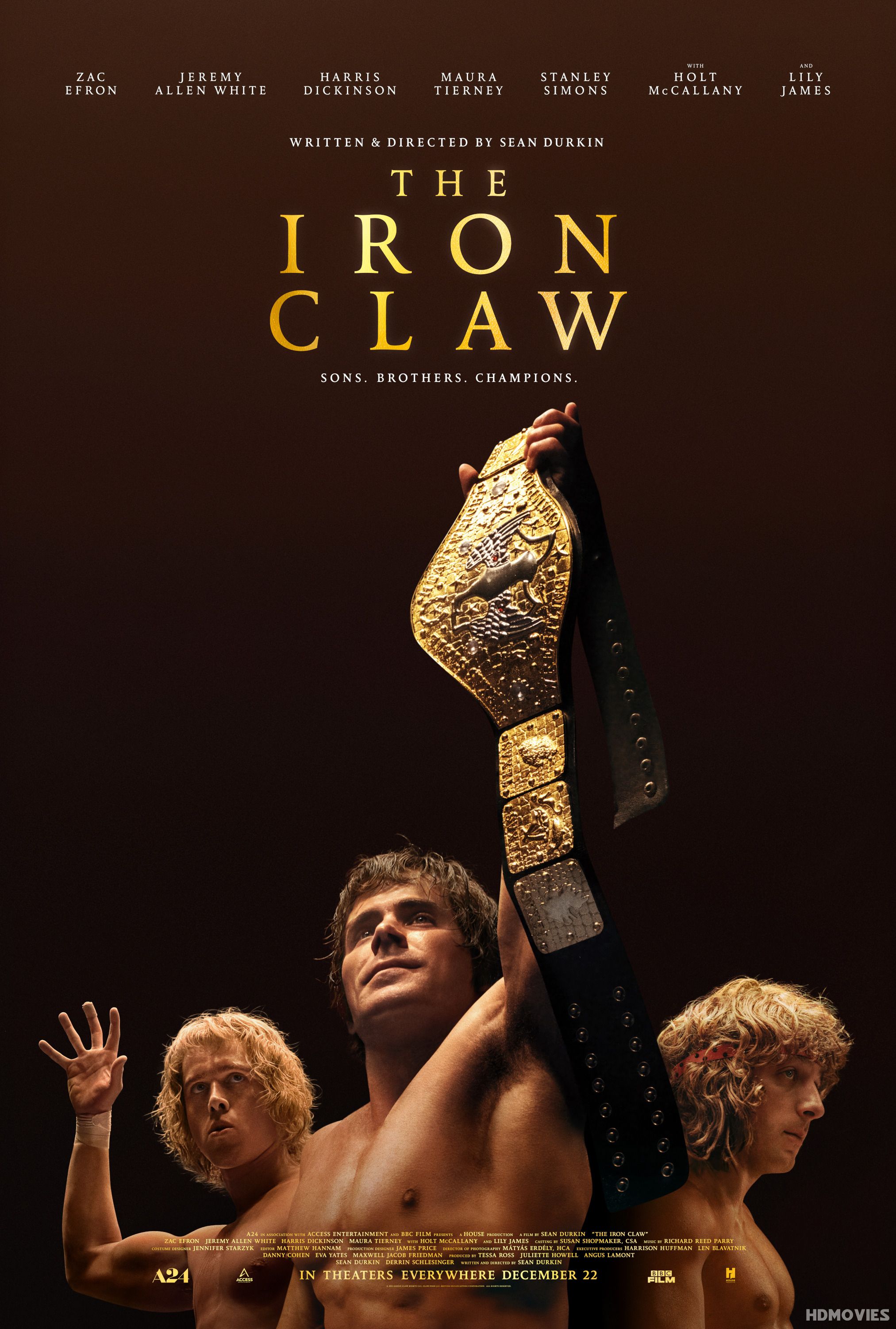 The Iron Claw (2023) Hindi Dubbed