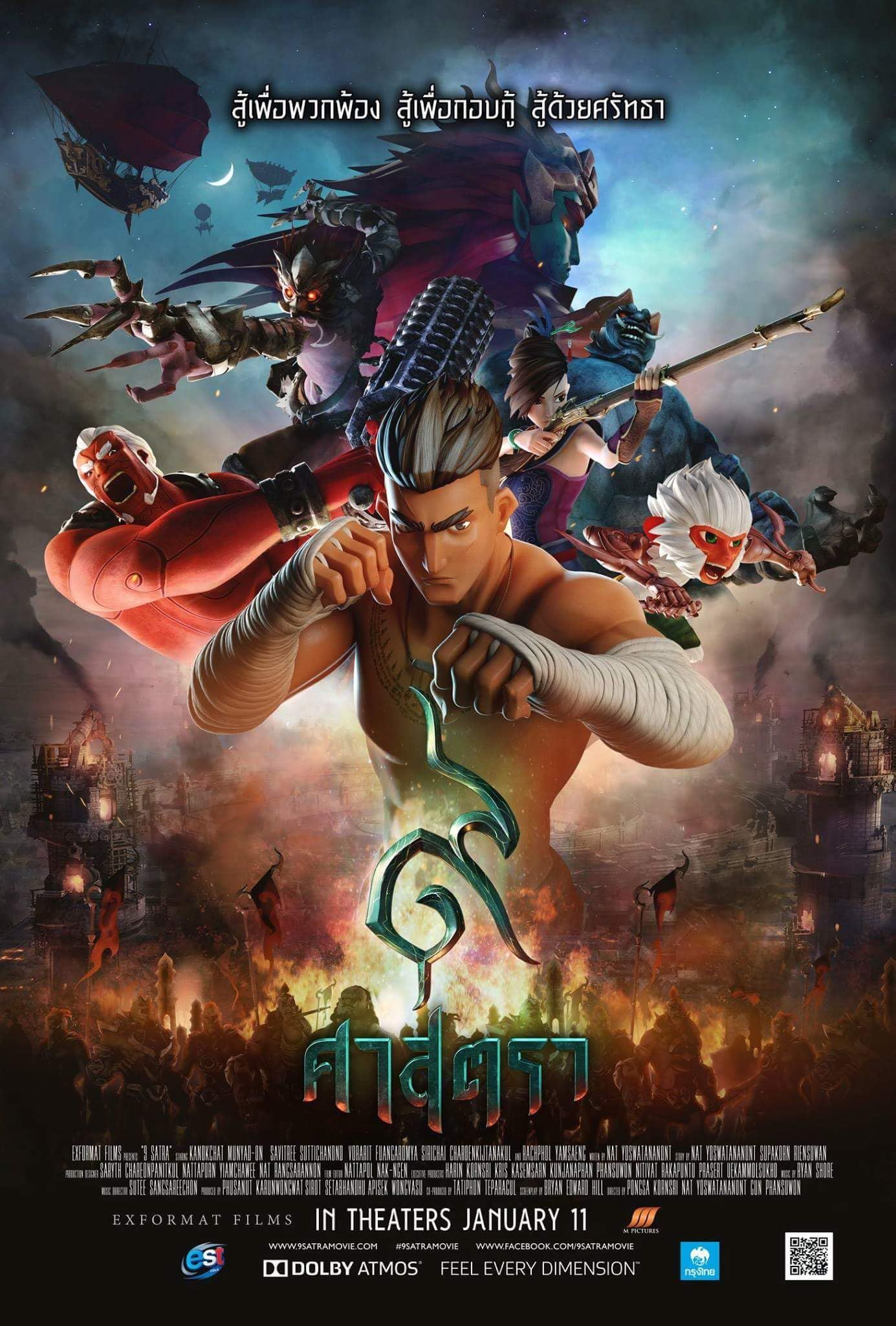 The Legend of Muay Thai 9 Satra (2018) Hindi Dubbed ORG HDRip Full Movie 720p 480p