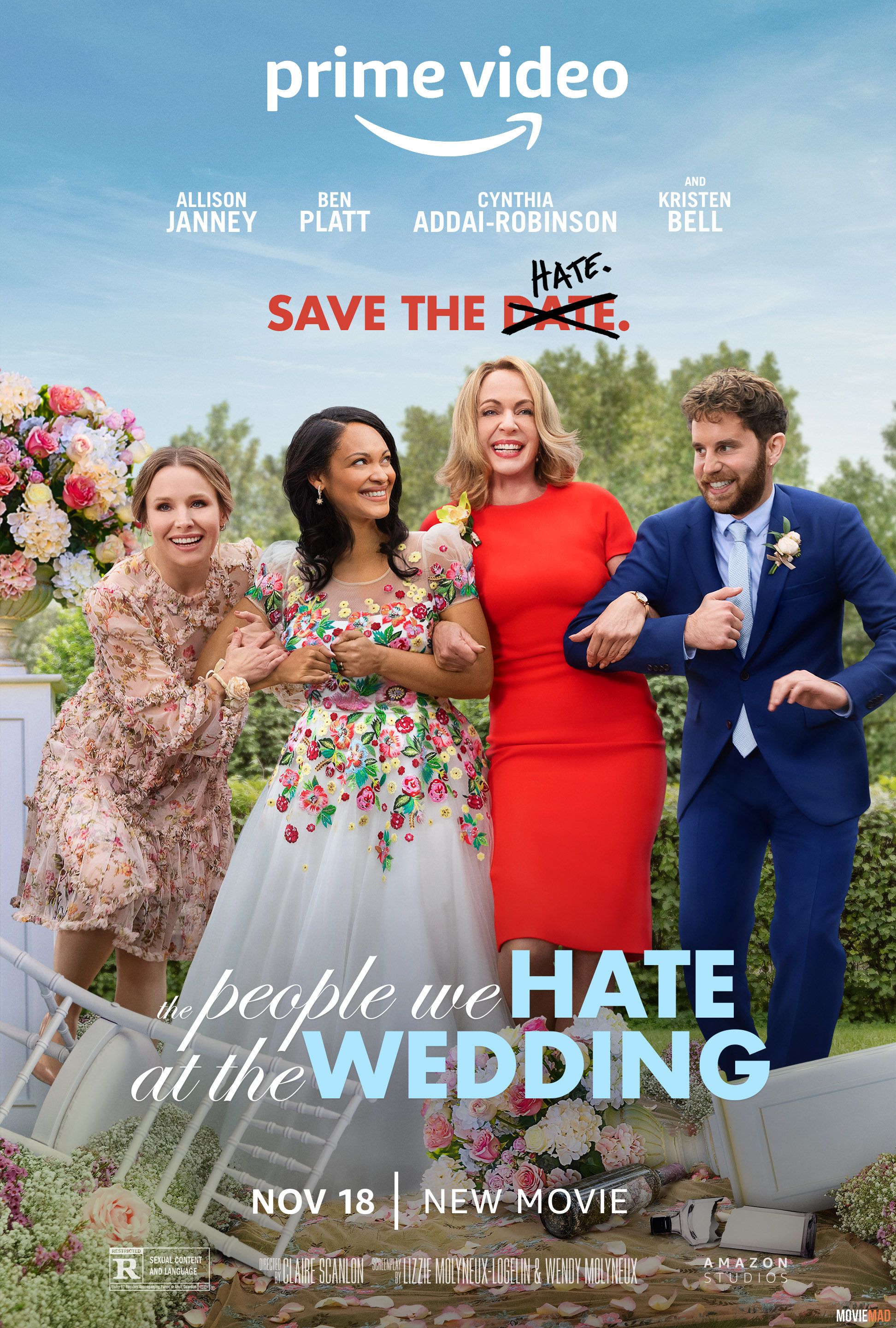 The People We Hate at the Wedding (2022) English AMZN HDRip Full Movie 720p 480p