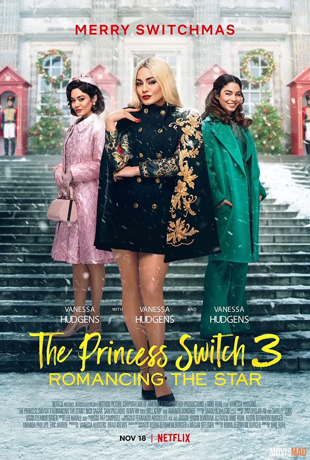 The Princess Switch 3 Romancing the Star 2021 English NF HDRip Full Movie 1080p 720p 480p