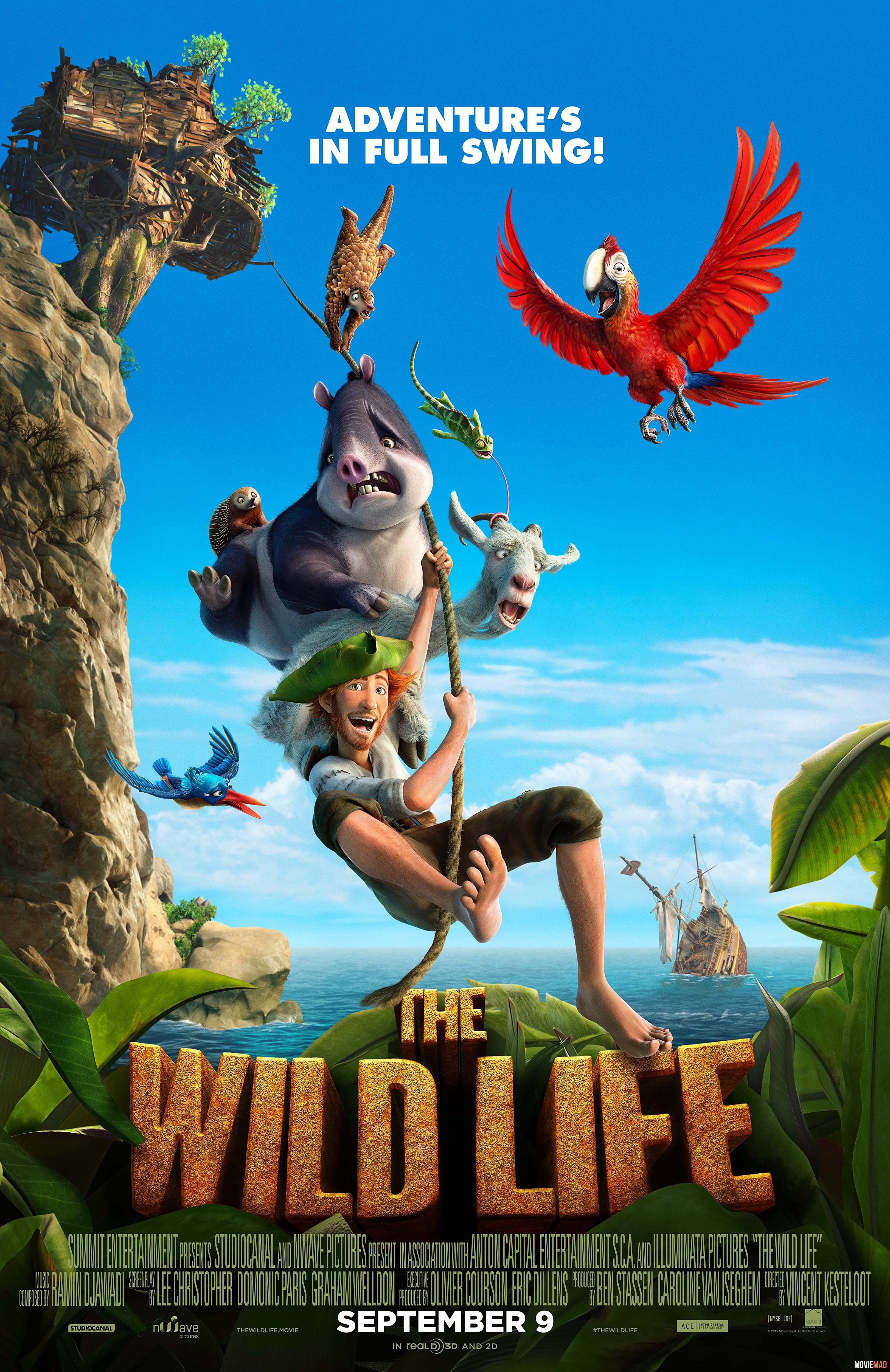 The Wild Life (2016) Hindi Dubbed ORG BluRay Full Movie 1080p 720p 480p