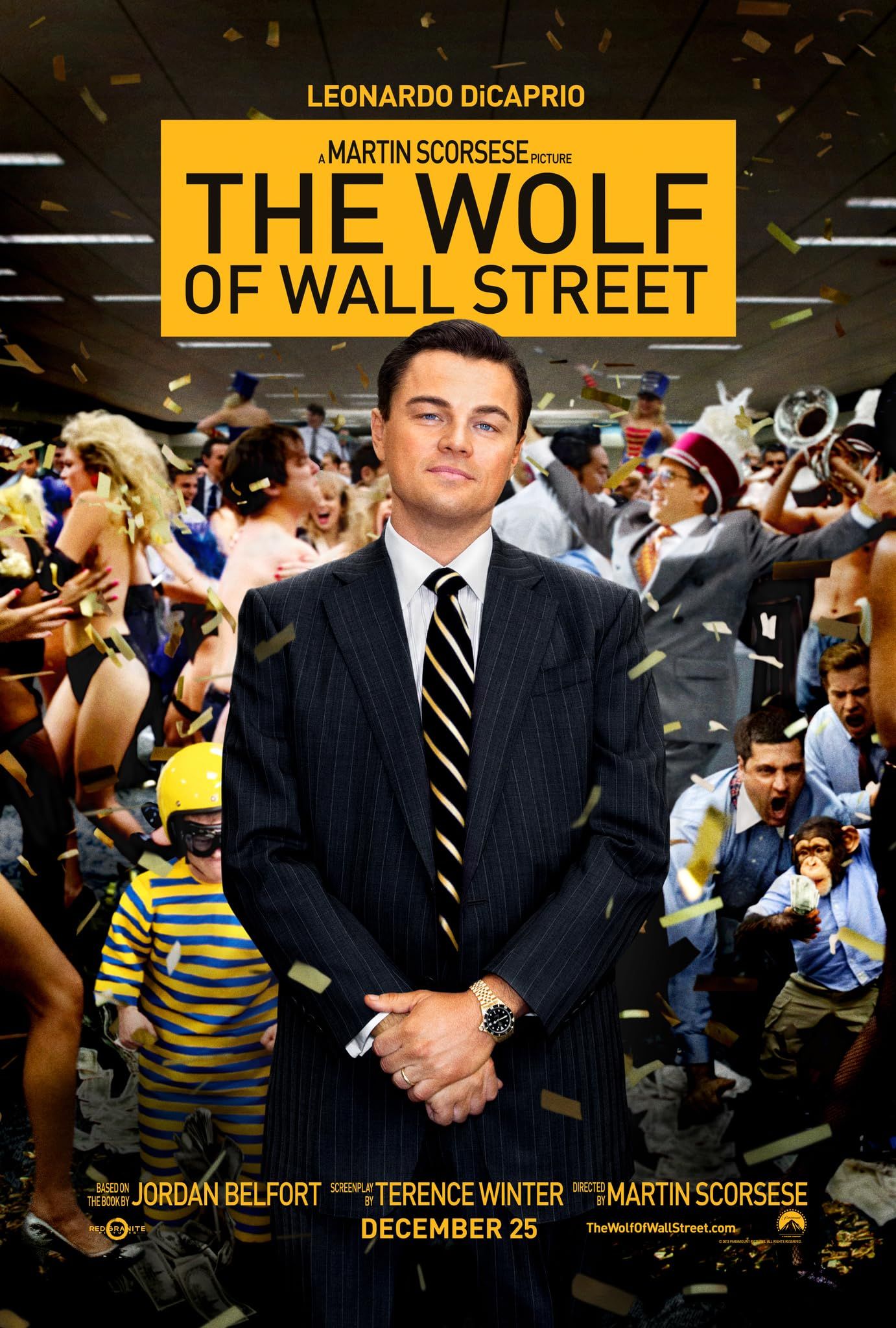 The Wolf of Wall Street (2013) Hindi Dubbed ORG AMZN HDRip Full Movie 720p 480p