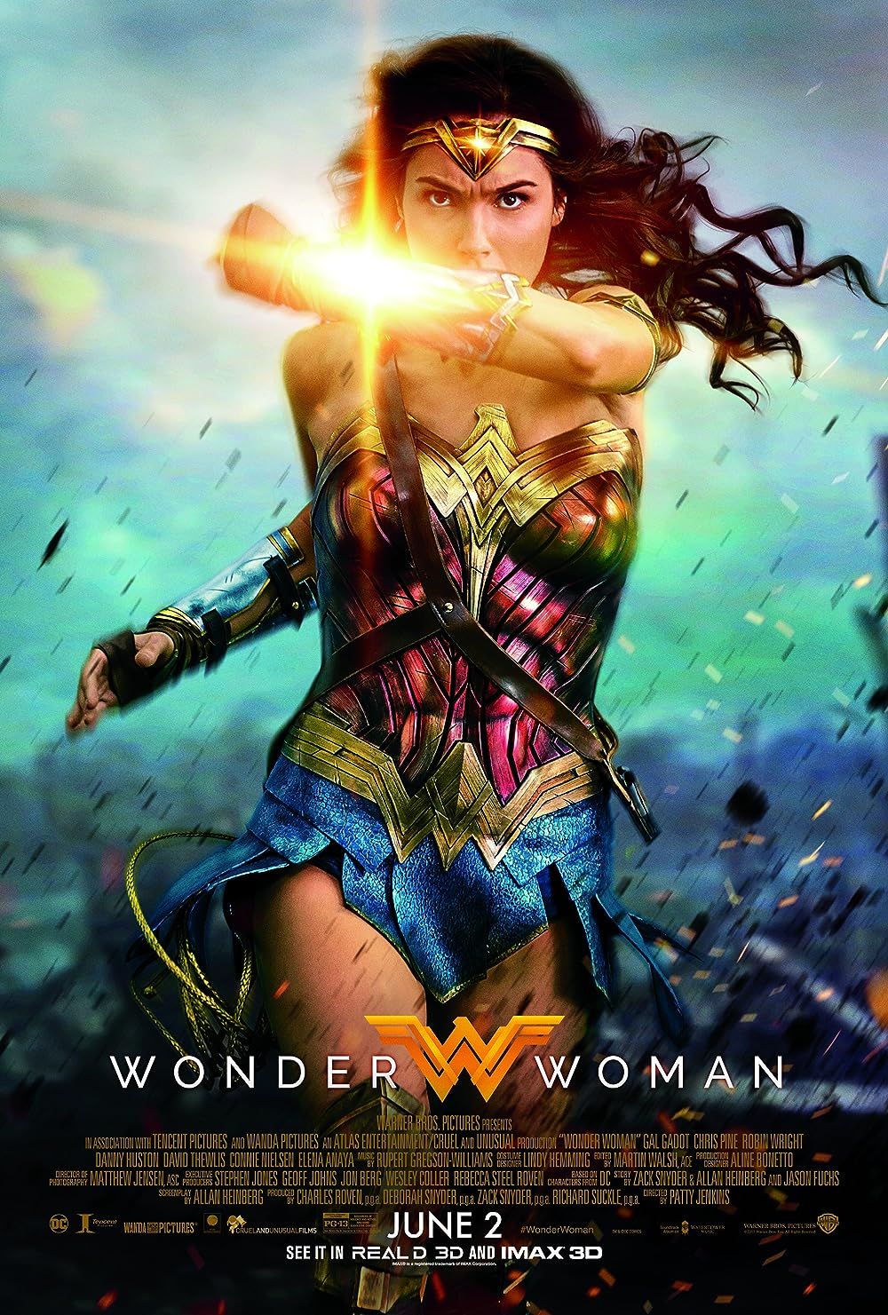 Wonder Woman (2017) Hindi Dubbed ORG BluRay Full Movie 720p 480p